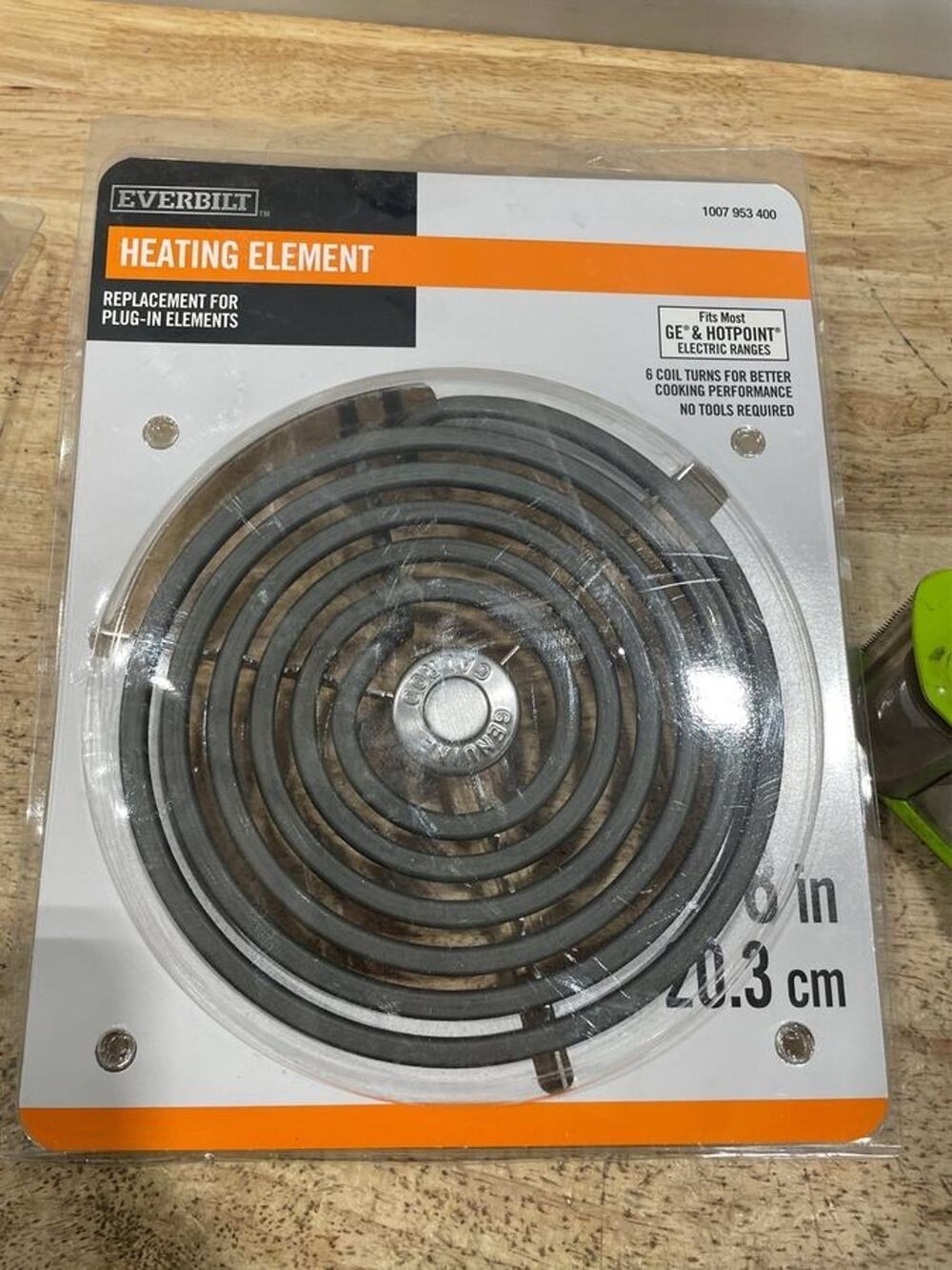 Everbilt 6 Coil Universal Heating Element Electric Ranges Stove Oven Black 8"